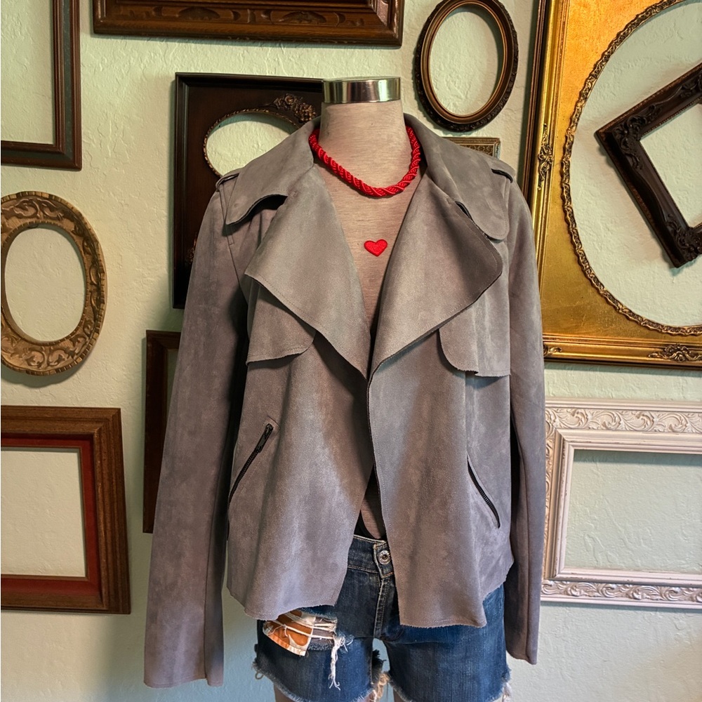 Kut from the Kloth Jacee Draped Open Front Jacket